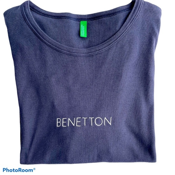 United Colors of Benetton navy blue T-shirt - Picture 4 of 4